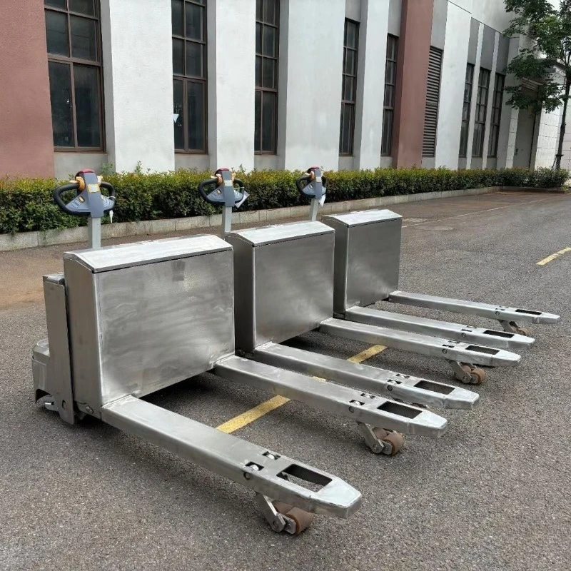 3 tons stainless steel forklift 2T electric truck 304 manual hydraulic stainless steel stacker