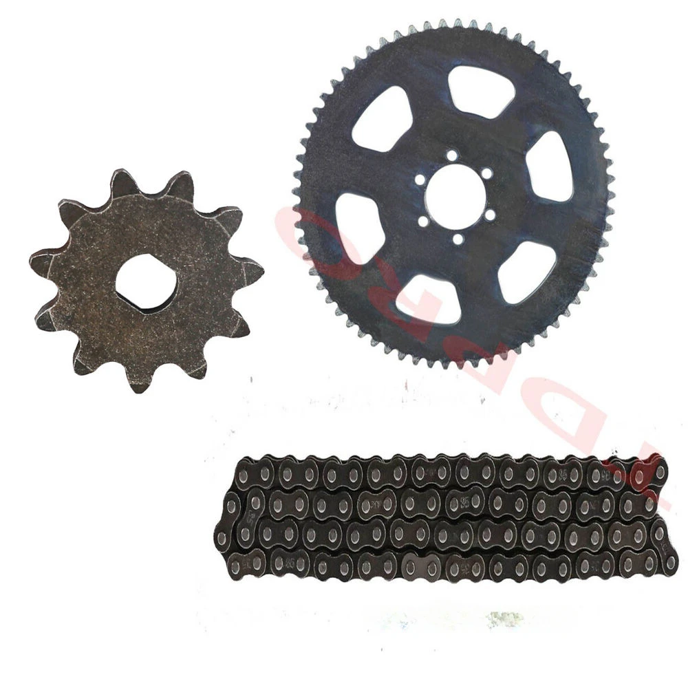 

65T #35 Rear Chain Sprocket motor sprocket 35 chain 116L Kit for Go Kart ATV Quad Mini Bike Buggy Drift Trike