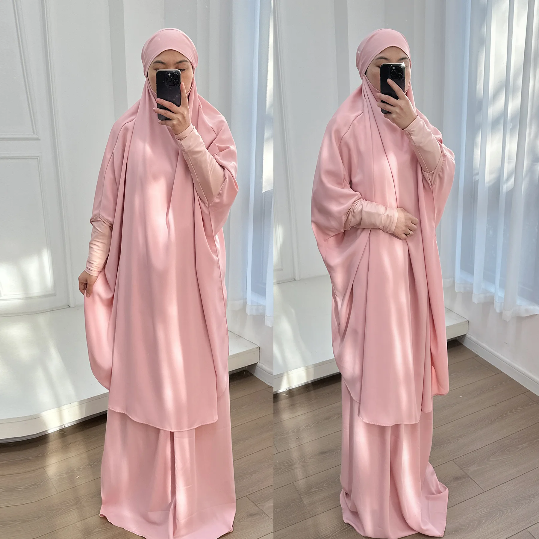 

Мусульманская молитвенная одежда, женский никаб, Берqa Химар, Абая, платье с капюшоном, исламская одежда, турецкий халат, кафтан, Джеллаба, топы, юбка, комплект