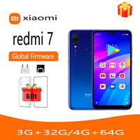 Global firmware Xiaomi-Redmi 7 Smartphone,Google Play, 6.26, Android, 4000mAh, Fingerprint, Qualcomm, SDM632, Snapdragon 632