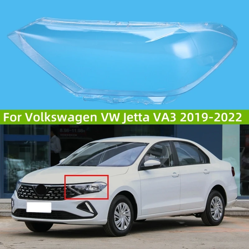 

For Volkswagen VW Jetta VA3 2019 2020 2021 2022 Car Lights Shell Head Lamp Cover Replace The Original Lens