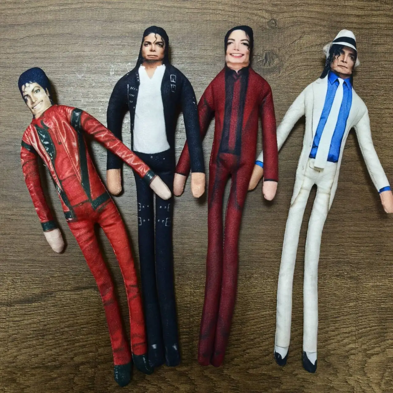 Michael Jackson Bendable Plush Doll Flexible Wire Frame Poseable MJ Abstract Rat Jerky Doll King of Pop Collectible Toy Fan Gift