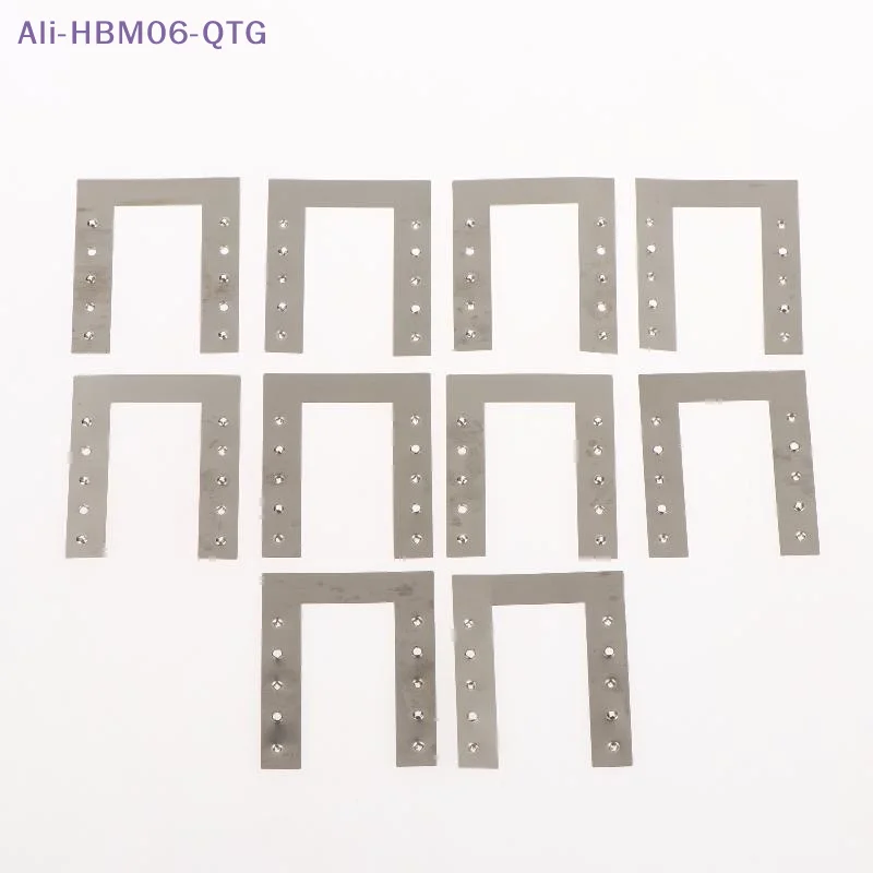 *10/30/50pcs Stainless Steel Solar Panel Cable Clamp Grounding Gasket Washer Sheet Spacer For Pv Installation On Roof And Ground