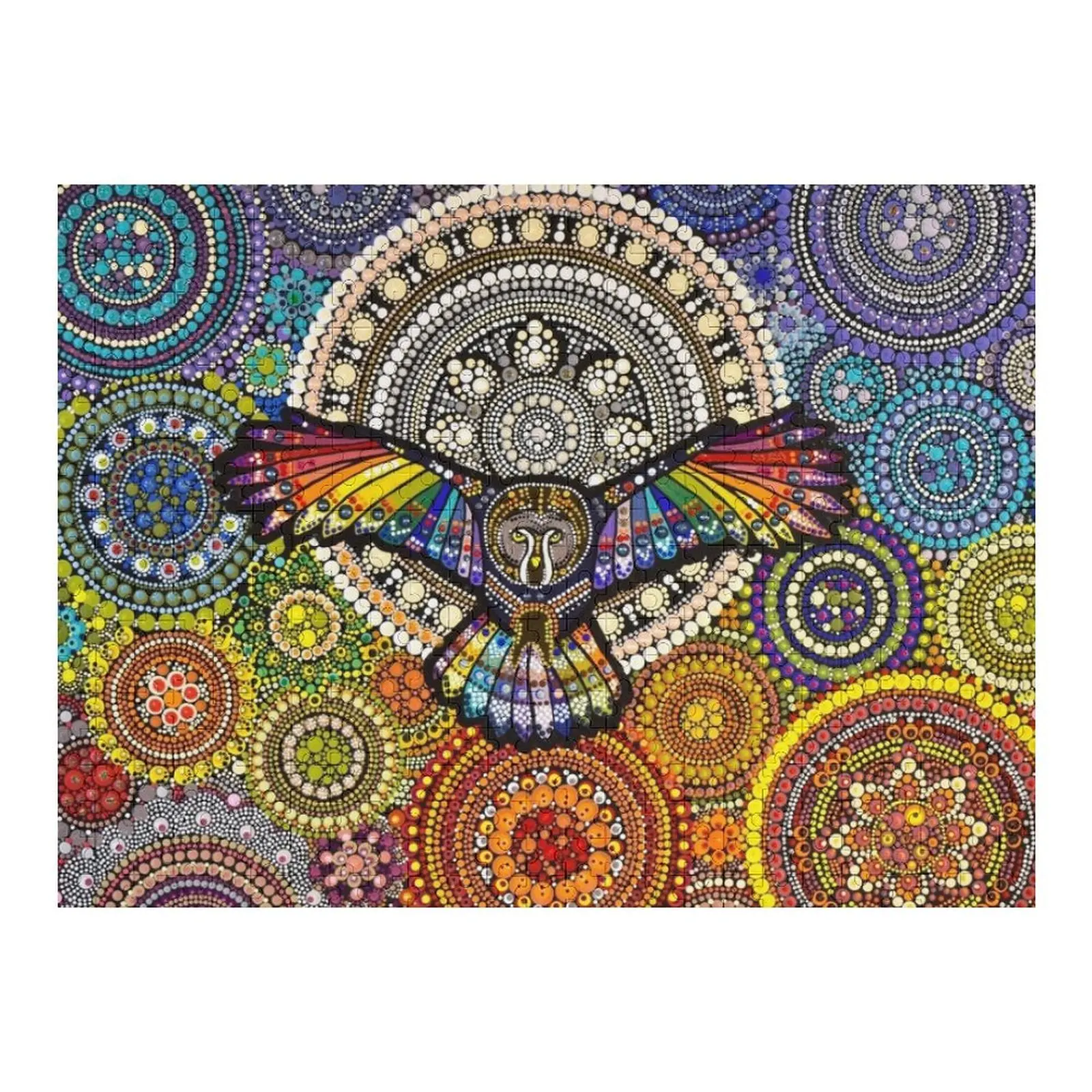 

Moonlight Owl Jigsaw Puzzle Personalised Personalized Baby Toy Puzzle