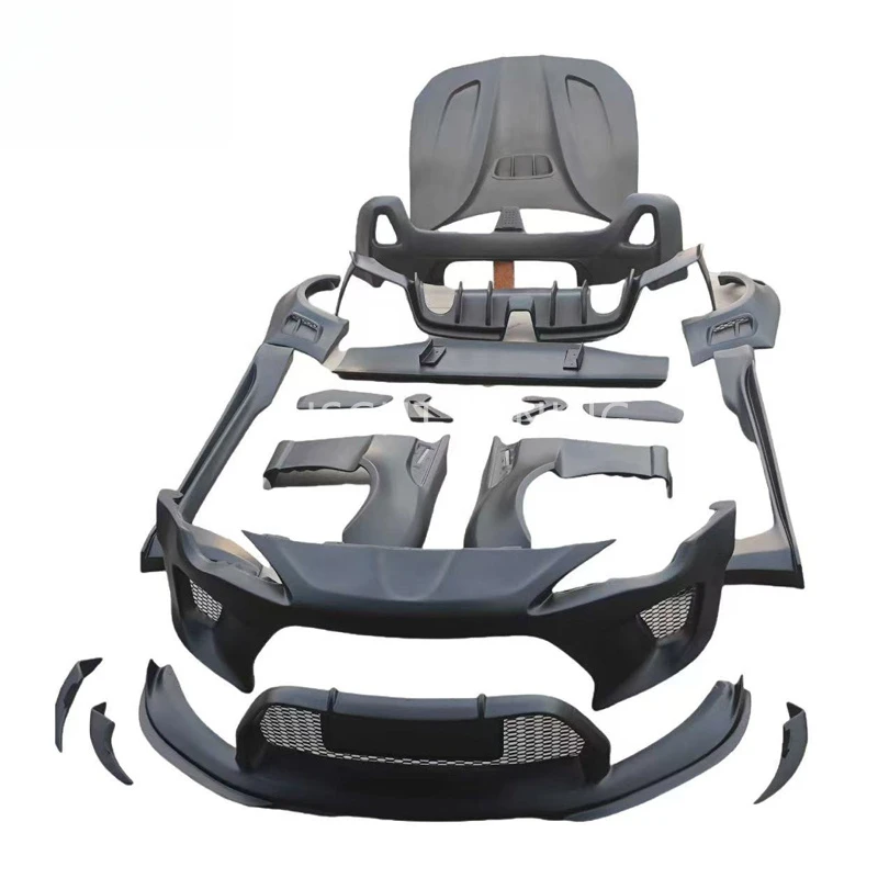 High Quality Robot Style Fiberglass Wide Body Kit Bumper Hood Upgrade Fit For GT86 BRZ