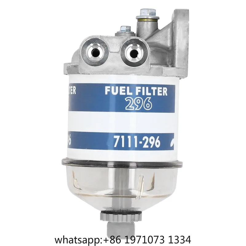 Fuel Filter Assembly 7111‑296 Replacement Fit for Massey Ferguson 133 135 140 145 165 168 175 178 2656615 Fuel Filter Assembly