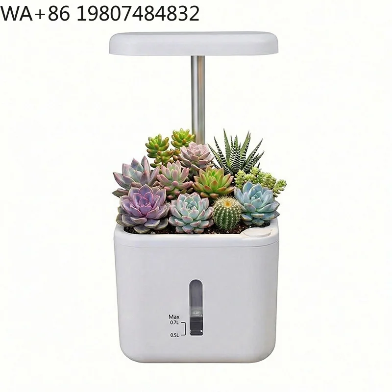 In Stock Balcony Succulent Soilless Grow Pot Full Spectrum Timing LED Grow Light Automatic Circulation Hydroponic Cultivation