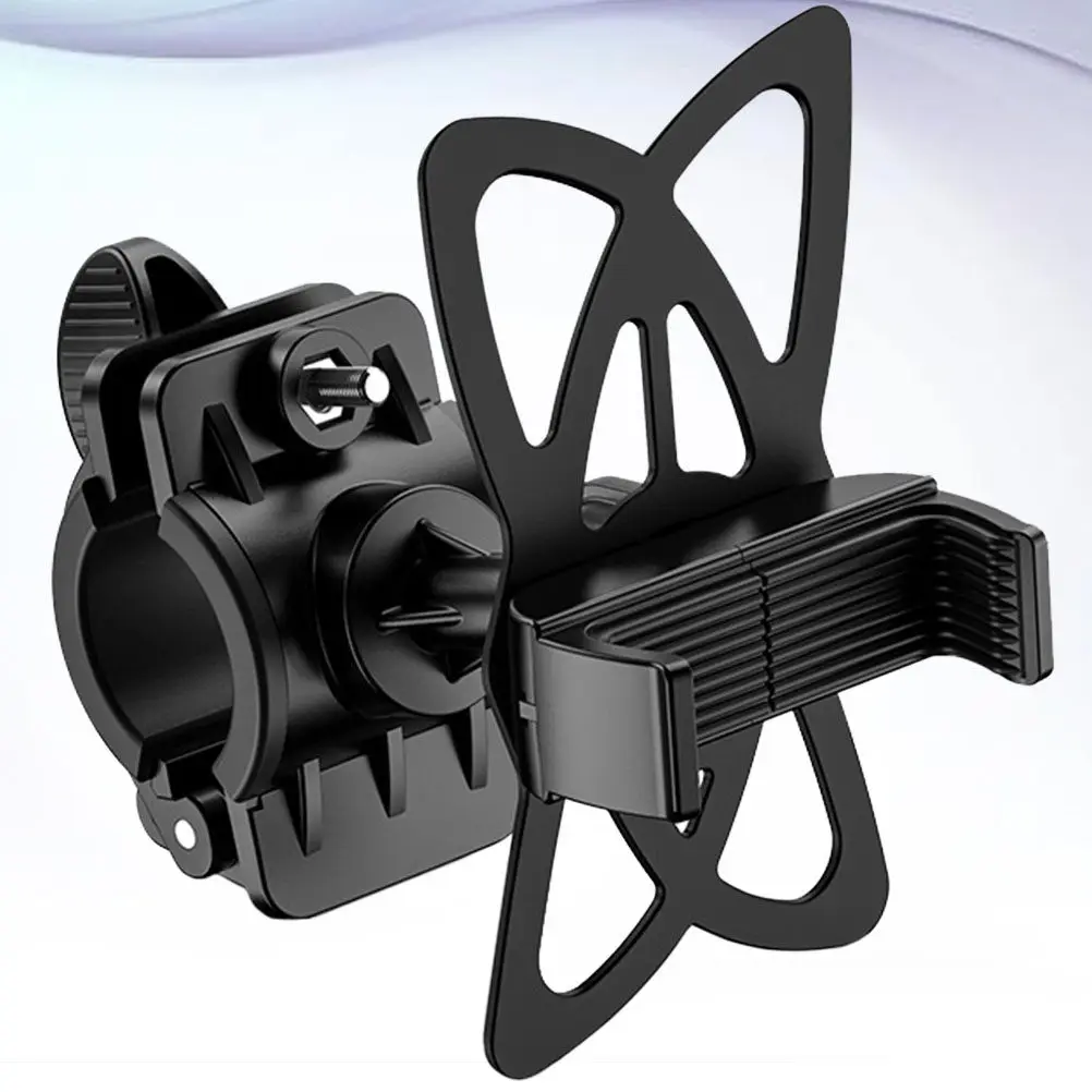 1Pcs Adjustable Bike Phone Holder Handlebar Mount Stable Navigator Stand Compatible with Road Mtb Electric Bikes Motorcycle