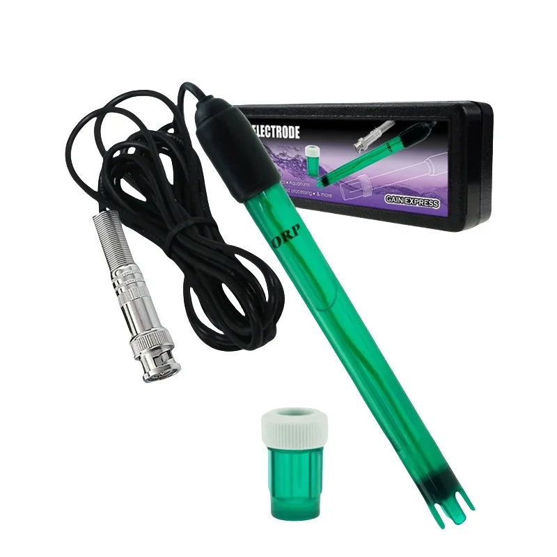ORP Redox مجسات BNC نوع موصل استبدال التحقيق 1.2 سنتيمتر قطر 300 سنتيمتر كابل لاختبار متر حوض السمك جهاز اختبار المياه #6