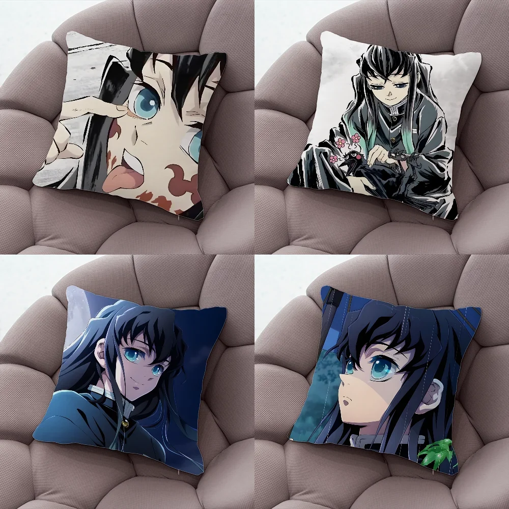 

Tokitou Muichirou Pillow Case Pillow Case Living Room Sofa Cushion Cover Suitable For Home Bedroom Room Decoration