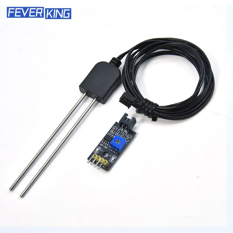 Soil Moisture Sensor and Soil Detector Module Soil Moisture Test Soil Humidity Test Corrosion Resistance Probe for Arduino