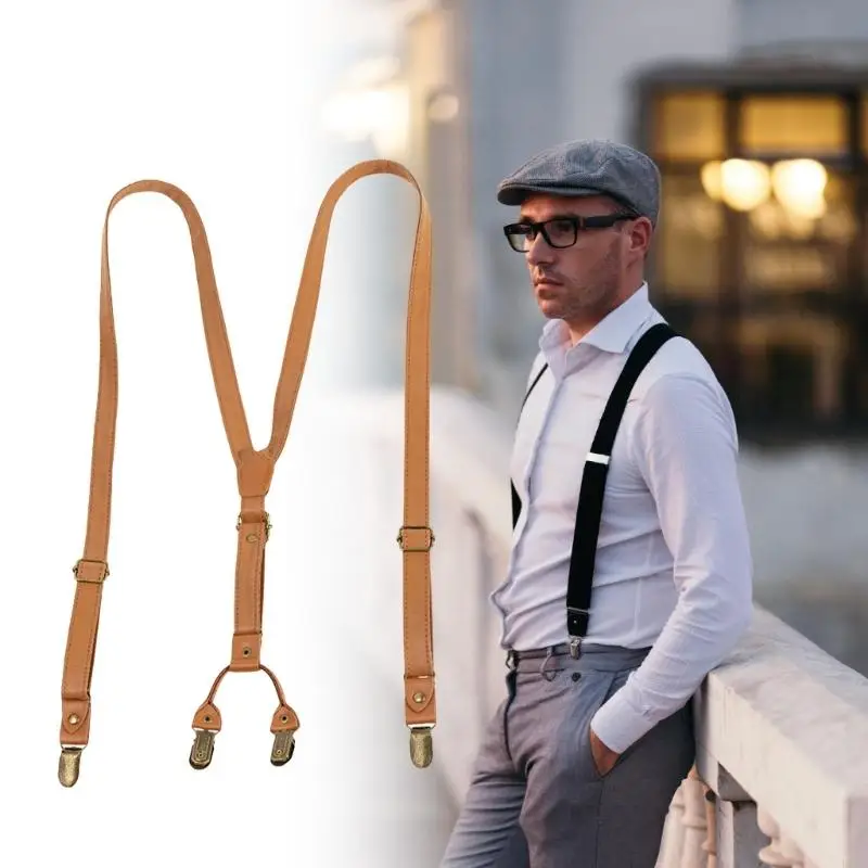 Browna szelki łańcuch na formalne okazje dla mężczyzn kobiety ślubne rekwizyty Y166