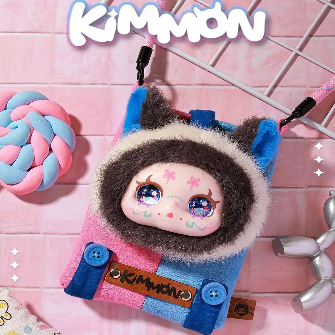 Blind Box New Kimmon Strange Dream Creature Satchel Cute Little Girl Decor Kawaii Mystery Box Plush Crossbody Bag Birthday Gifts