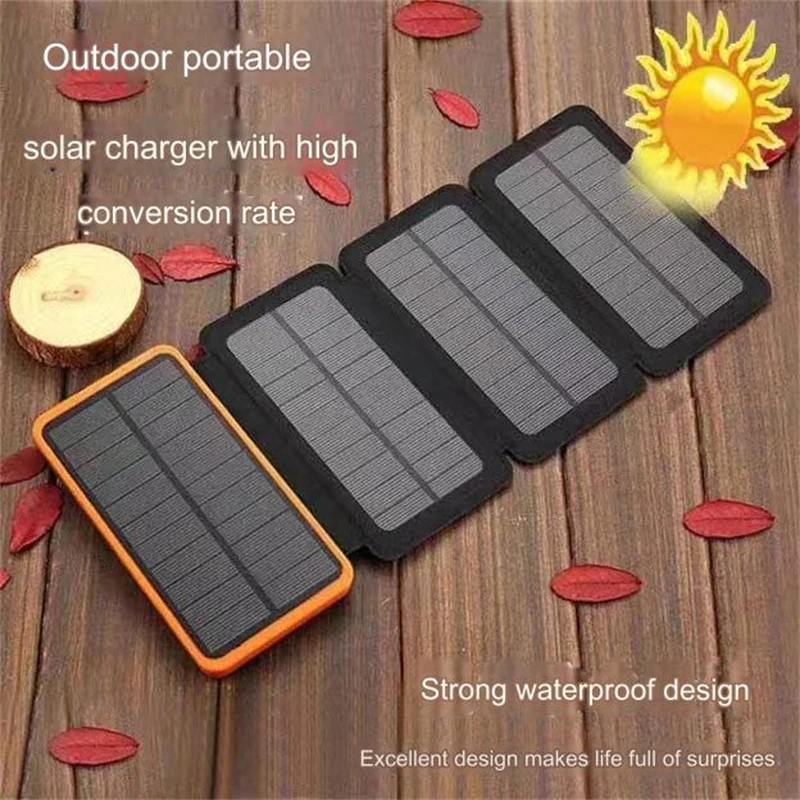 omni-in solar 10000 mAh power bank with built-in power bank, mobile power bank, emergency power bank