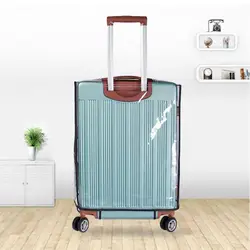 Dustproof Transparent Luggage Cover Waterproof PVC Luggage Storage Covers Durable Protector Suitcase Covers Travel Accessories