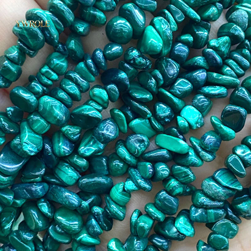 Natural Stone Irregular 5-8mm Malachite Loose Spacer Beads for Jewelry Making Diy Necklace Bracelet Chams Accessories 30