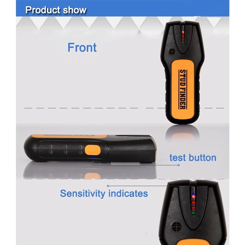 كاشف الأسلاك الحية الجهد المتردد ، 3 في 1 ، ترصيع المعادن والخشب ، TS78B