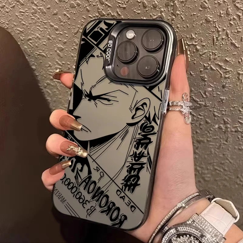 أنيمي O-One قطعة ماتي جراب هاتف صلب آيفون 17 برو 16 15 14 13 12 11 برو ماكس 16 زائد 16E 17 الهواء للصدمات الغطاء الخلفي