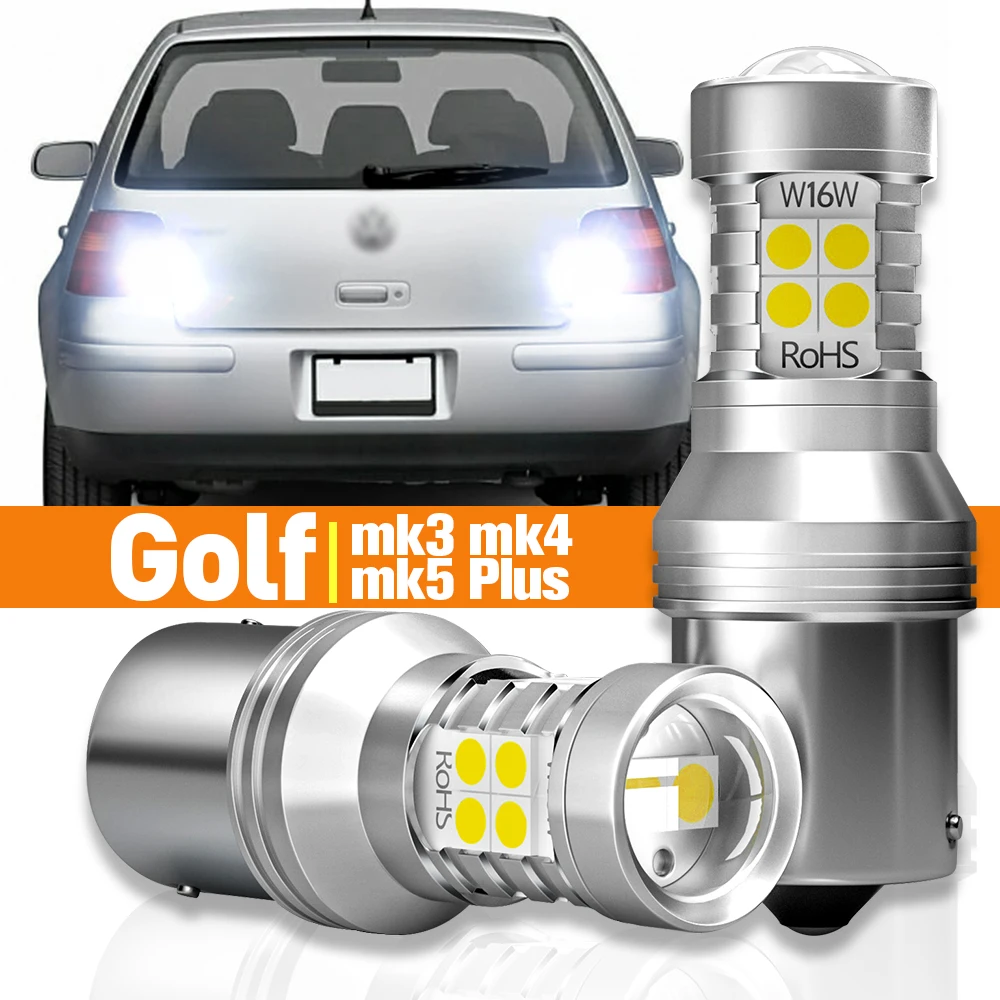 2pcs LED Reverse Light For VW Golf 3 4 5 mk3 mk4 mk5 Plus 1997-2013 2005 2006 2007 2008 2009 2010 2011 Accessories Canbus Lamp