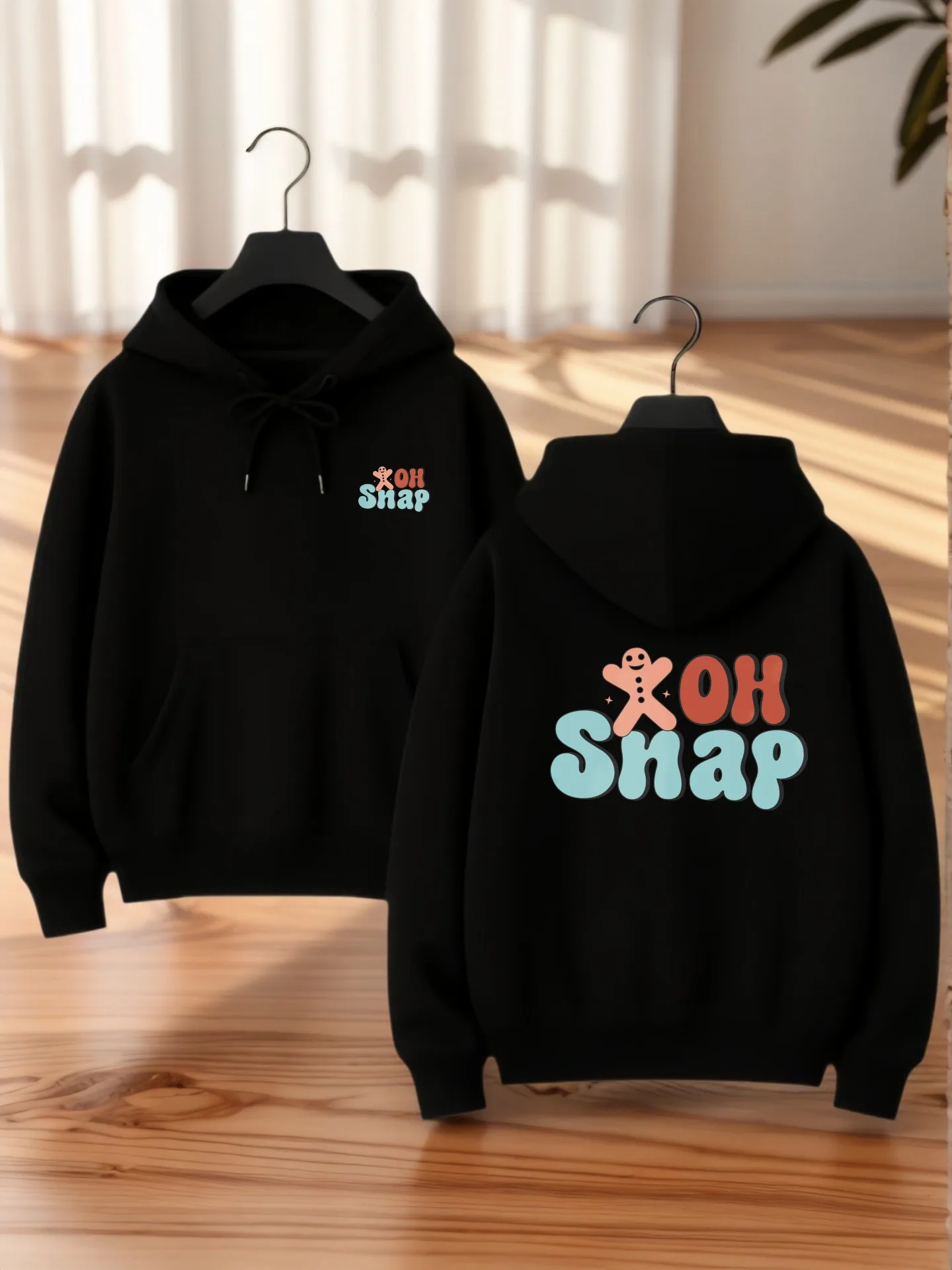 

Graphic Hoodie Women, Comic - like Font Print, Streetwear Aesthetic, Soft Fabric, Casual Everyday Wear, For Teens