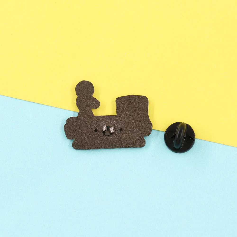 Fun Cold Jokes Enamel Pins well that\'s not a good sign funny Sarcasm Quotes Bad signpost Cartoon figure of stickman Metal Badge