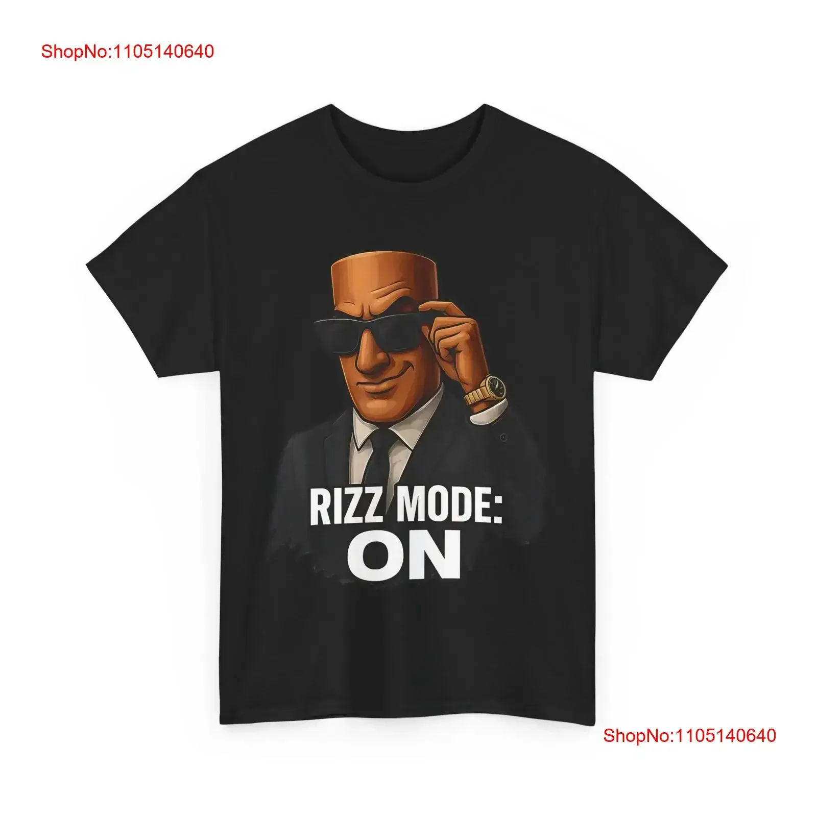 

Italian Brainrot Meme Tung Sahur Rizz Mode On Funny T Shirt vintage Washed Casual Slightly Breathable Top For Everyday Wear