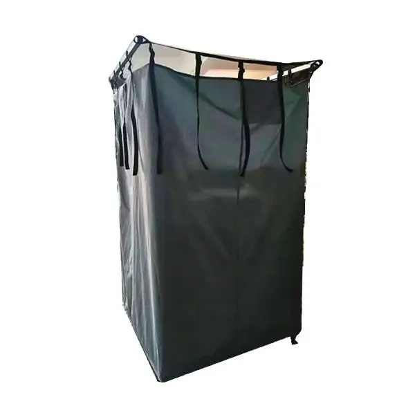 DrunkenXp PVC Shell 420D Fabric High Quality Upgraded Camping Bath Room Car Side Shower Tent