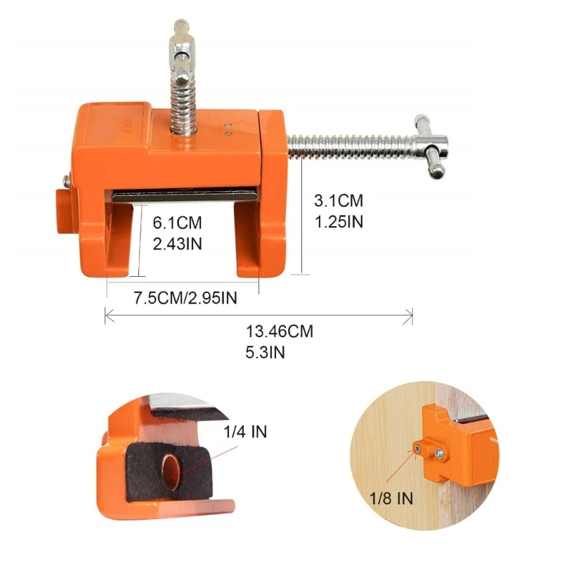 Y1UB Woodworking Fixture Clamp Claw Anti rust and Long lasting, User friendly Design Wide Application