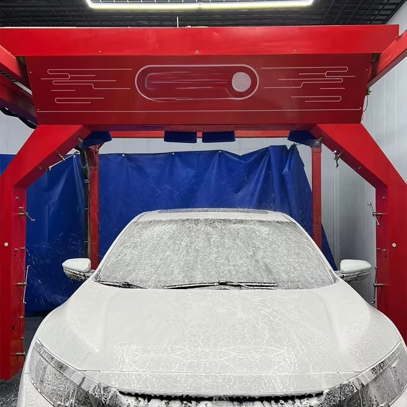 High Quality 360 Fully Automatic Touchless Car Wash Machine Commercial Vehicle Wash System with Brushless Contactless Technology
