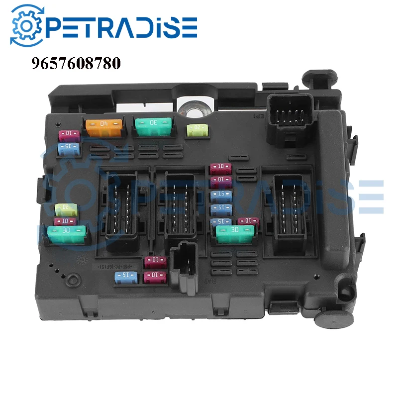 High Quality New BSM B3 Fuse Box Module For Peugeot 206 207 307 Partner Citroen C2 C3 C5 Berlingo Xsara Car Parts OEM 9657608780