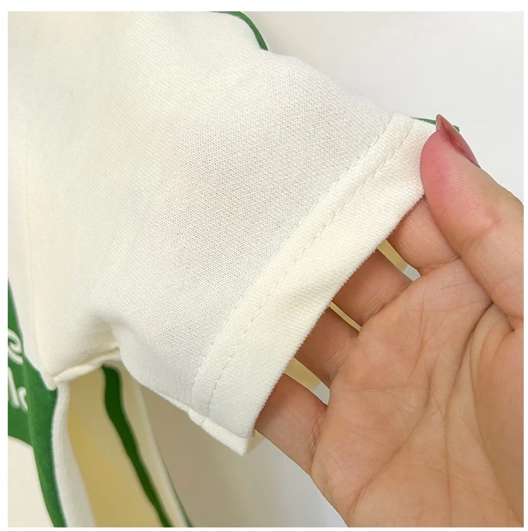 Sommer-Kinderkleidung, zweiteiliges Set, T-Shirt + Shorts, lässiger Trainingsanzug für Mädchen und Jungen, 2-teiliges Set, Kinderkleidung, kurzärmeliger Anzug. – Detail 4