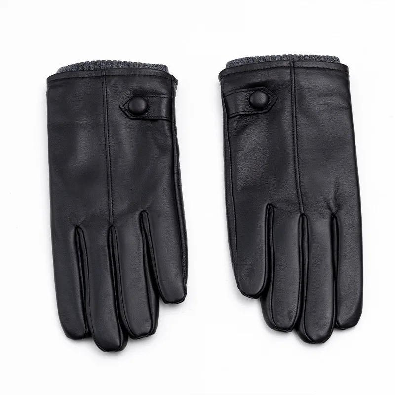 Men Sheepskin Glove… - image
