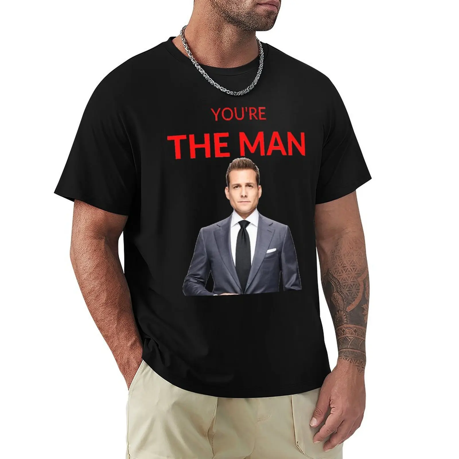 Suits Harvey Specter 'You're the man' Merch T-Shirt oversized graphic tee Aesthetic clothing anime tshirt men t shirts