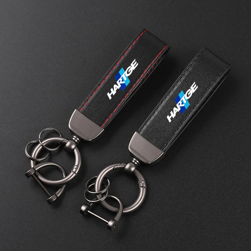 Deluxe Leather car Keychain Keyring Keychain Lanyard Gift Keychain for HARTGE