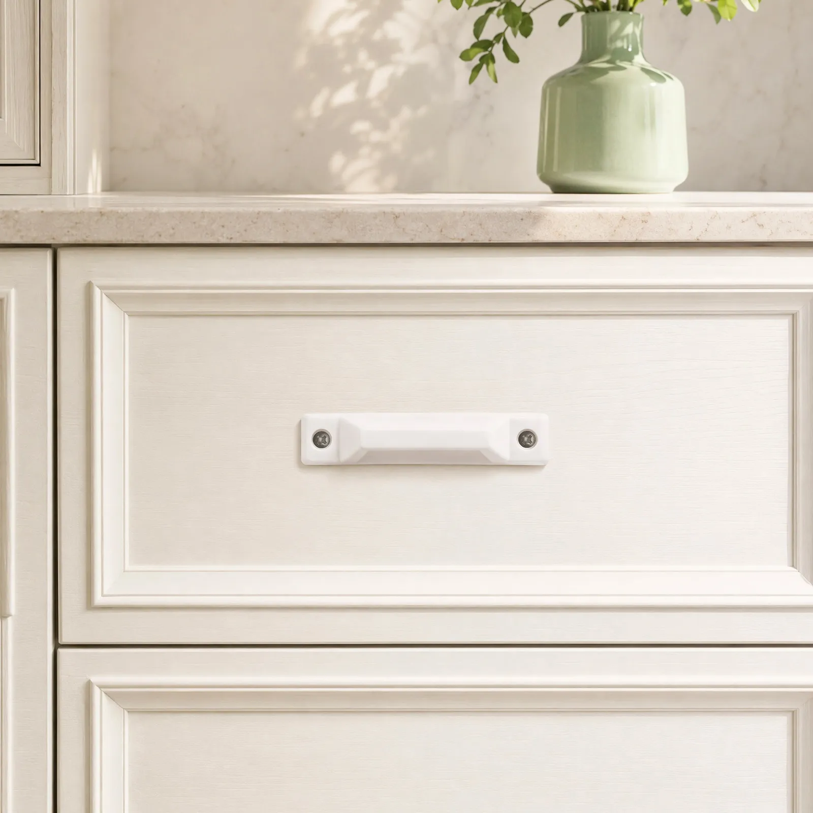 4Pcs Thickened Window Handle Straight Cabinet Pull Handle Sliding Door Wardrobe Drawer Handles Anti-Slip Heavy Duty Hardware