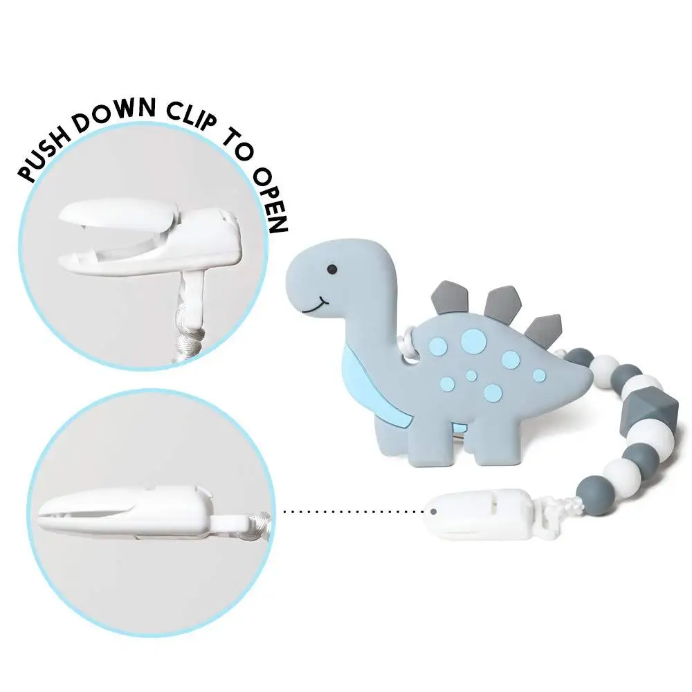 Hot Selling Baby Dinosaur Silicone Tooth Glue Baby Cartoon Tooth Glue Children's Tooth Grinding Toys