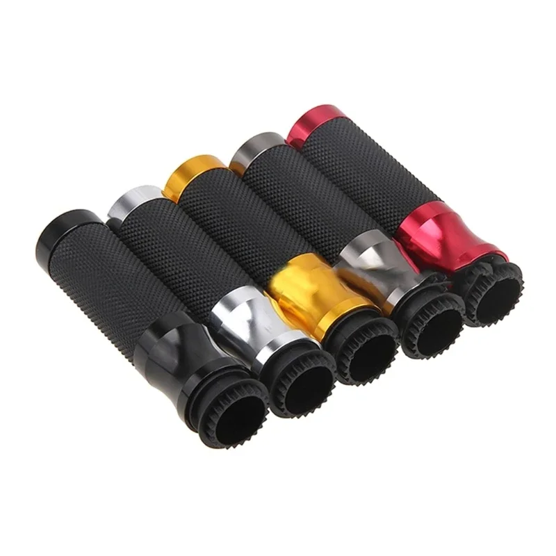 Universal 7/8'' 22mm Motorcycle Rubber Gel Handle Bar Grips Cover Protector