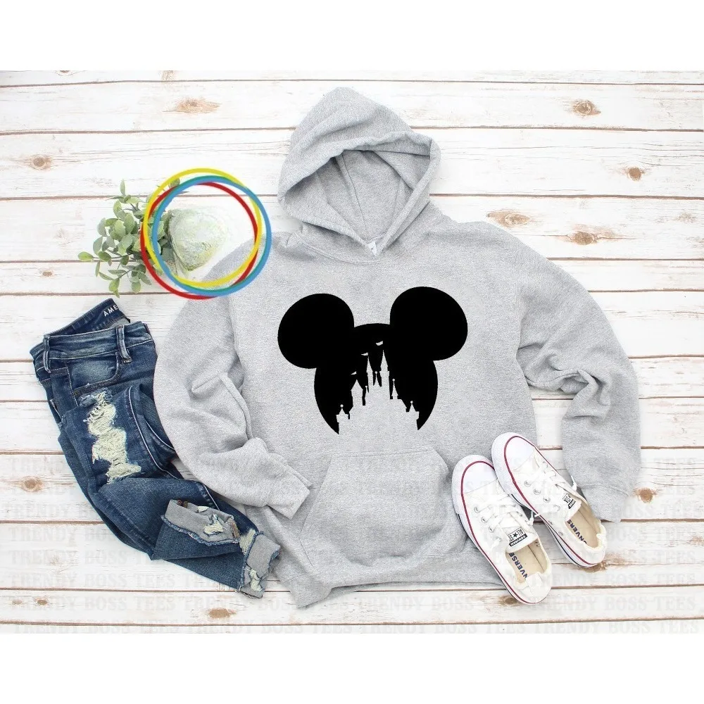 De Disney Mickey-themed bedrukte hoodie uit 2025 is een stijlvol en warm sweatshirt voor koppels voor herfst en winter