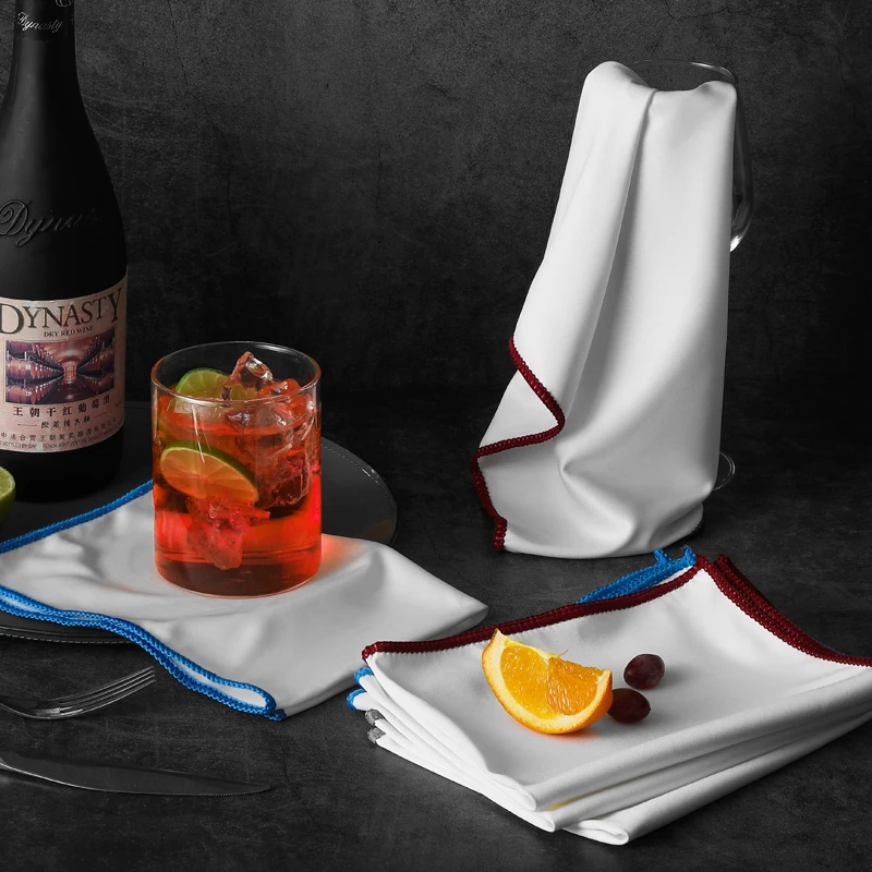 Wine Glass Cleaning Cloth, Enlarged and Thickened Cup Cloth, Hotel Glass Cleaning Cloth, Cup Wiping Cloth, Absorbent Towel, Red Wine Glass Wiping Cloth