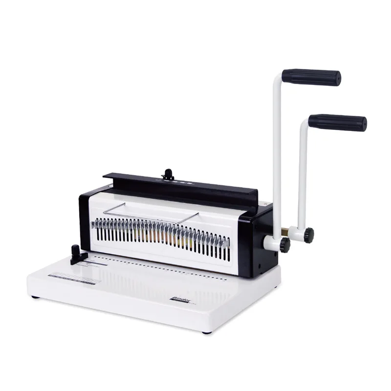 20 Sheets A4 Wire Note Book Binding Machine Double Handle Manual Combinder Book Binding Machine for Document Book Binder Machine