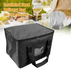 Large Capacity Cooler Bag Portable Zipper Thermal Lunch Bags Insulated Freezer Bag Camping Picnic Bag Camping Tin Foil Food Bags