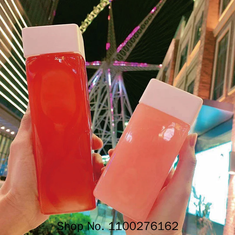 

10pcs Net Red 300ML 500ML Yogurt Bottle Clear PET Plastic Disposable Packaging Ice Coffee Fruit Juice Drinking Cup with Lid