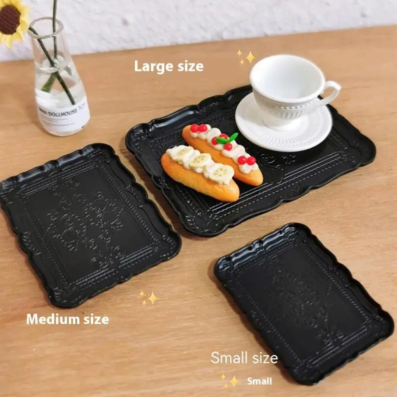 1 pz simulazione casa delle bambole mini modello in rilievo piatto piatto cibo piatti cucina stoviglie decorazione accessori casa delle bambole giocattoli