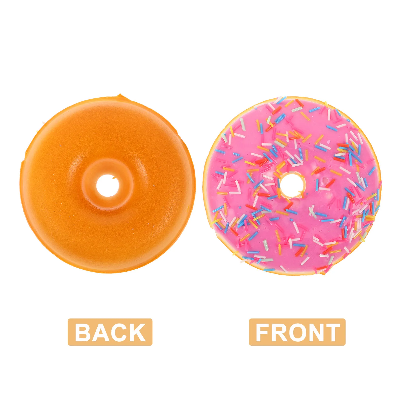 5Pcs Cute Fake Doughnuts Realistic Artificial Donut Decor Sweet Atmosphere Builder for Cake Table Party Supplies Simulation