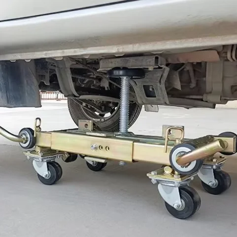 

%&Complete Car Moving Rack Set Including 1T/PC Wheel Dolly and Repair Components for Convenient Car Repair and Rescue Services