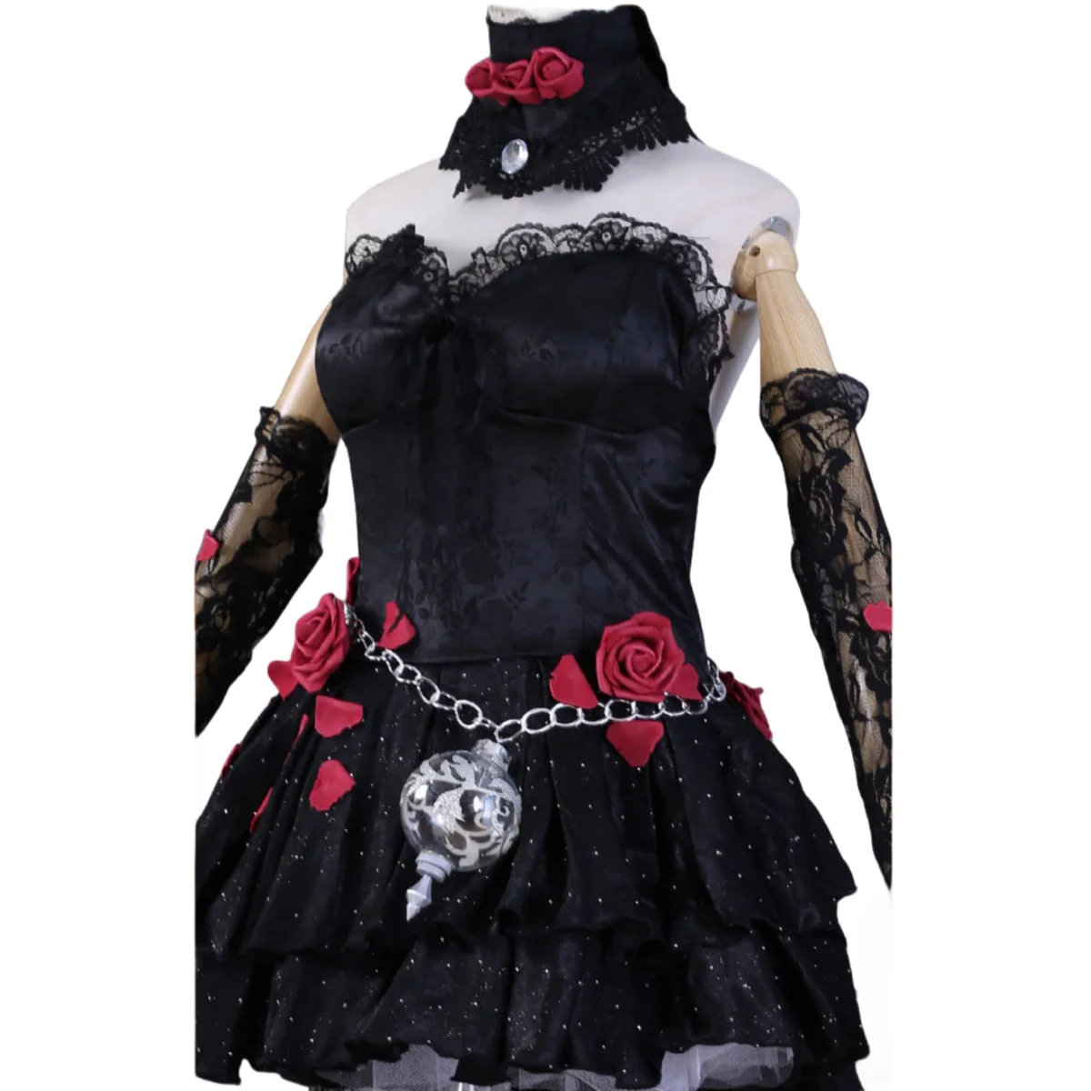 Jogo identidade v ada mesmer psicólogo cosplay traje pele noite eterna vestido gótico preto peruca mulher sexy terno de halloween