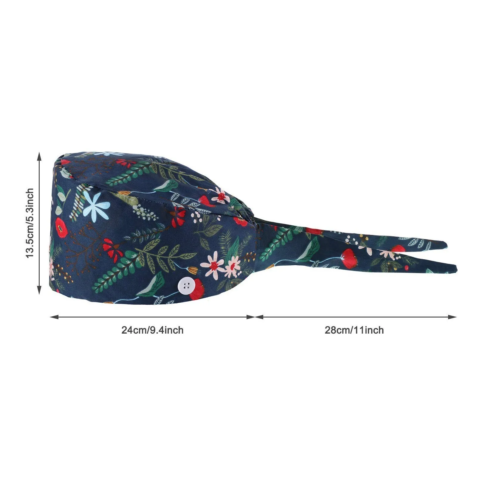 Casquette de travail imprimée Halloween pour femmes, chapeau de gommage élastique imprimé, à la mode, décontracté, unisexe, accessoires d'infirmière, nouvelle collection