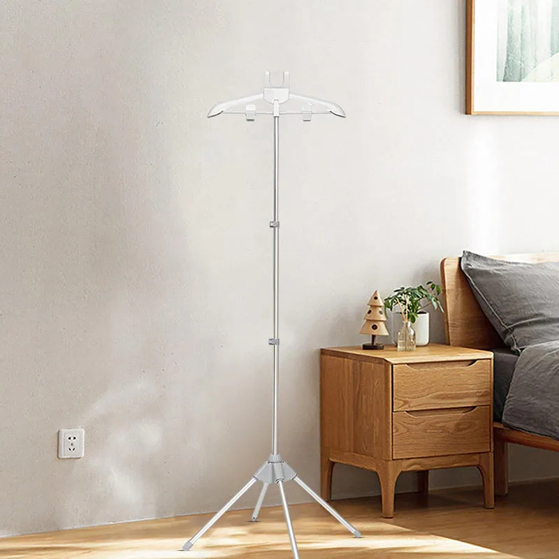 Handheld Clothes Steamer Holder Telescopic Folding Bracket Rotatable Adjustable Clothes Hanger Drying Rack Accessories image 6