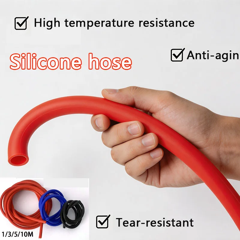 Automobile Silicone Hose ID3/4mm OD7/8mm Intercooler Pipeline High Temperature And Anti-aging Hose 2mm Thick