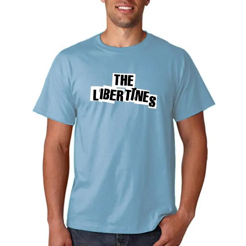 The Libertines 'Logo' T-Shirt NEW Cotton Slim Fit Plus Size Tee Shirt 11 Colors For Mens